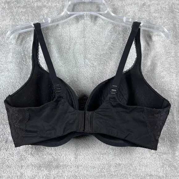 Victoria's Secret Bra Womens 38DD Black Lined Perfect Coverage Body by Victoria - Picture 2 of 9